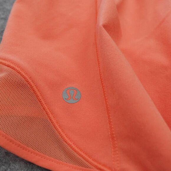 Lululemon Hotty Hot Shorts Low Rise LR 2.5” Lined Coral Kiss Size 10 - Picture 5 of 8